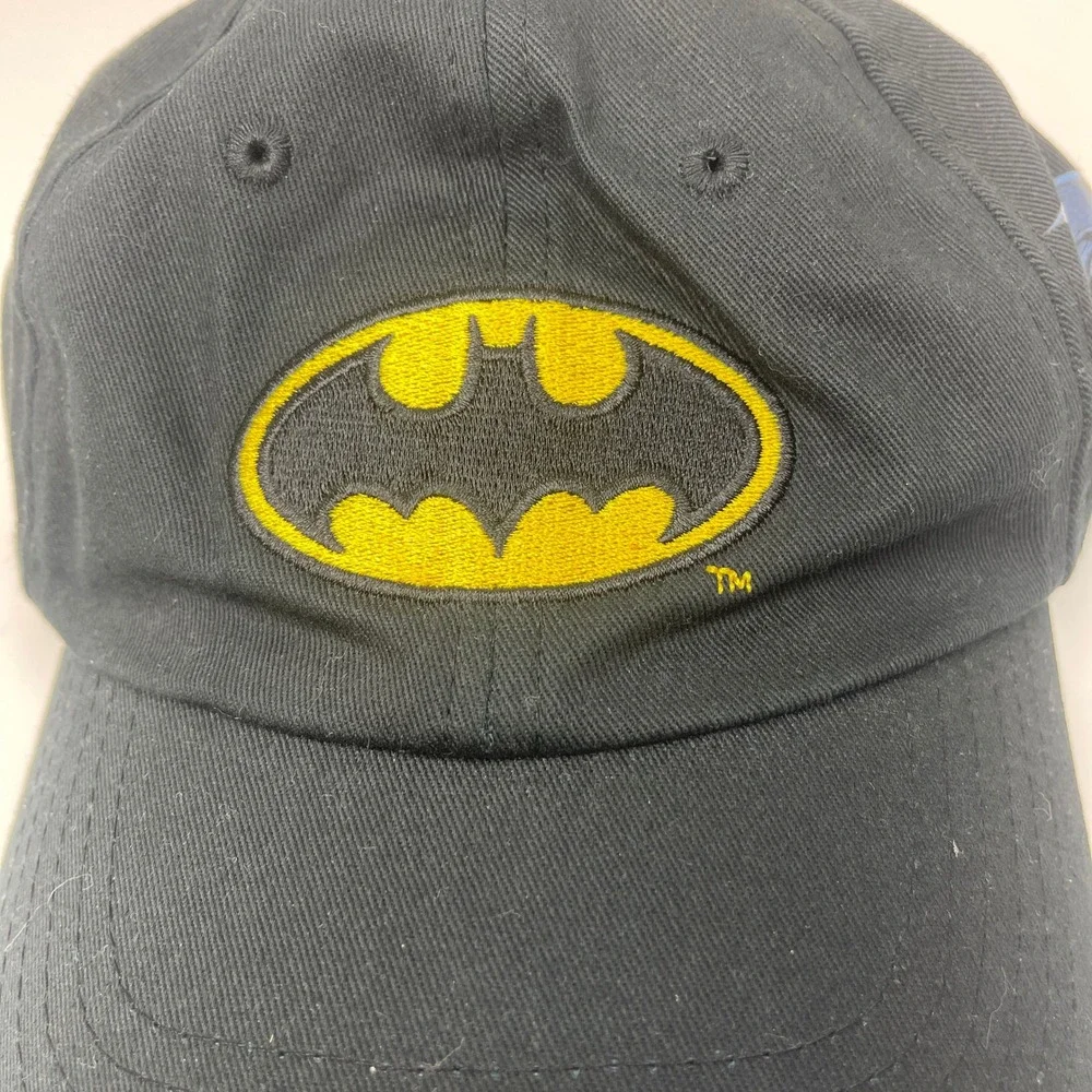 DC Comics Baseball Cap Unisex OSFM Batman Two-Face Black Graphic Funko EUC